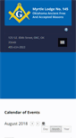 Mobile Screenshot of myrtlelodge145.com